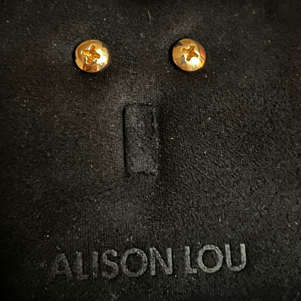 Alison Lou 14k Screw U Earrings